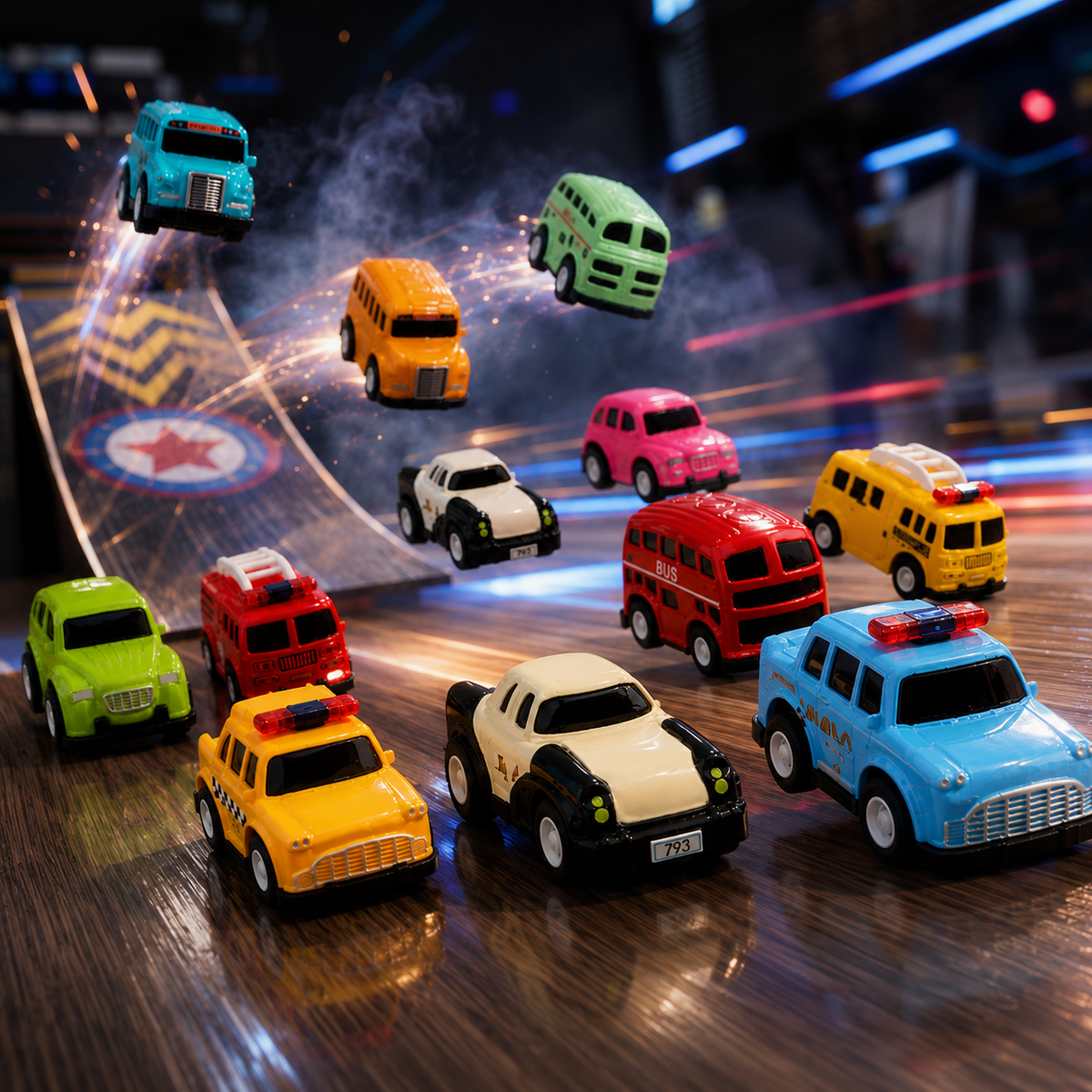 Orlunexa TinyRacers Mini Car Playset