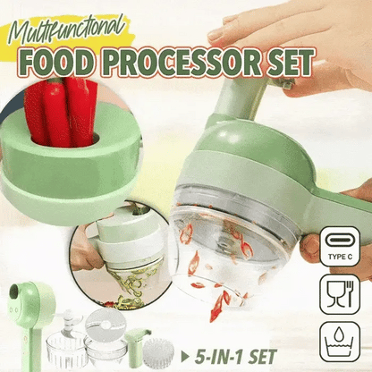 🔥 Trending Kitchen Favorite 🍳 | Cordless 4-in-1 Electric Food Chopper