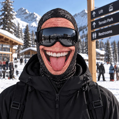 Realistic Face Balaclava – Viral Funny Ski Mask That Turns Heads 😂