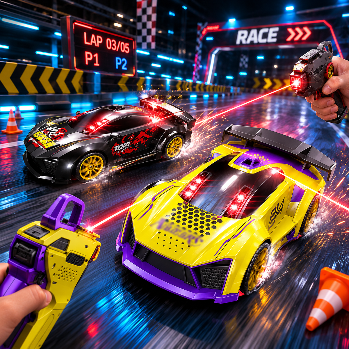 Orlunexa BattleRush 2-in-1 RC Combat Racer