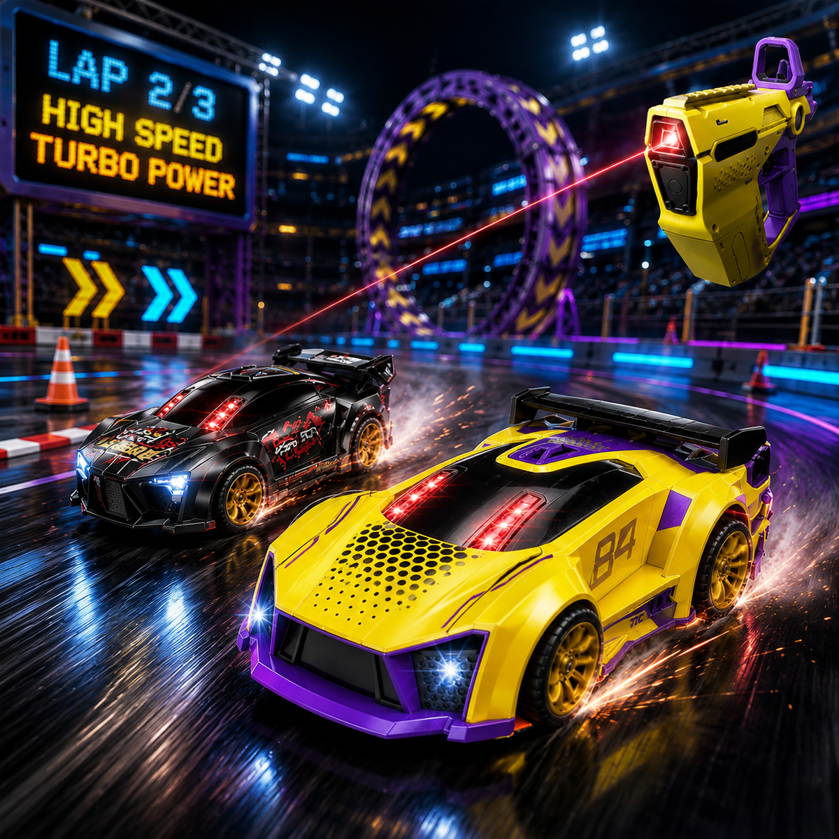 Orlunexa BattleRush 2-in-1 RC Combat Racer