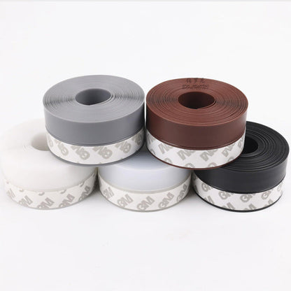 💥💥16.4Ft Door Weather Stripping | Adhesive Draft Stopper Seal Strip for Doors, Windows & Shower Doors