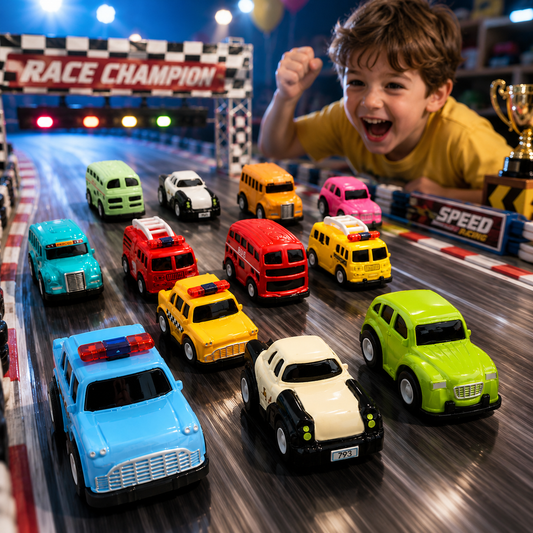 Orlunexa TinyRacers Mini Car Playset