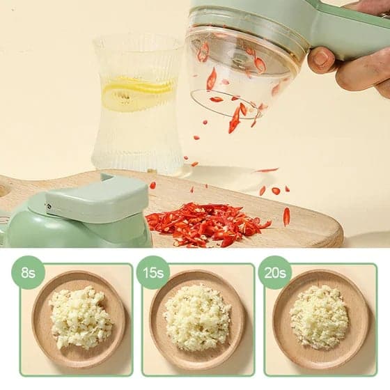 🔥 Trending Kitchen Favorite 🍳 | Cordless 4-in-1 Electric Food Chopper