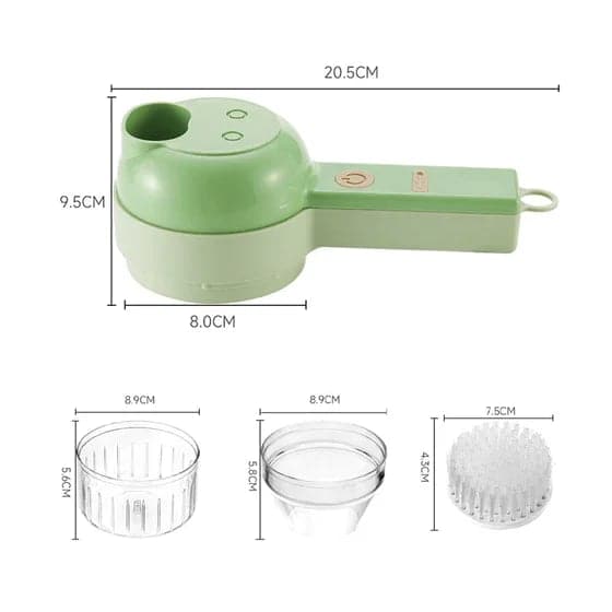 🔥 Trending Kitchen Favorite 🍳 | Cordless 4-in-1 Electric Food Chopper