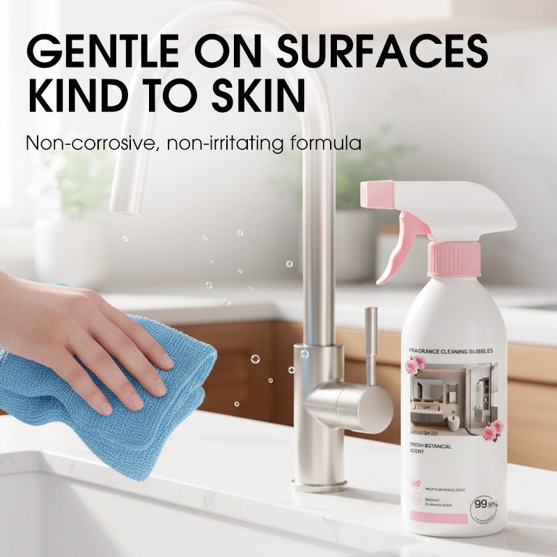 Spray de limpeza multiusos para a casa de banho